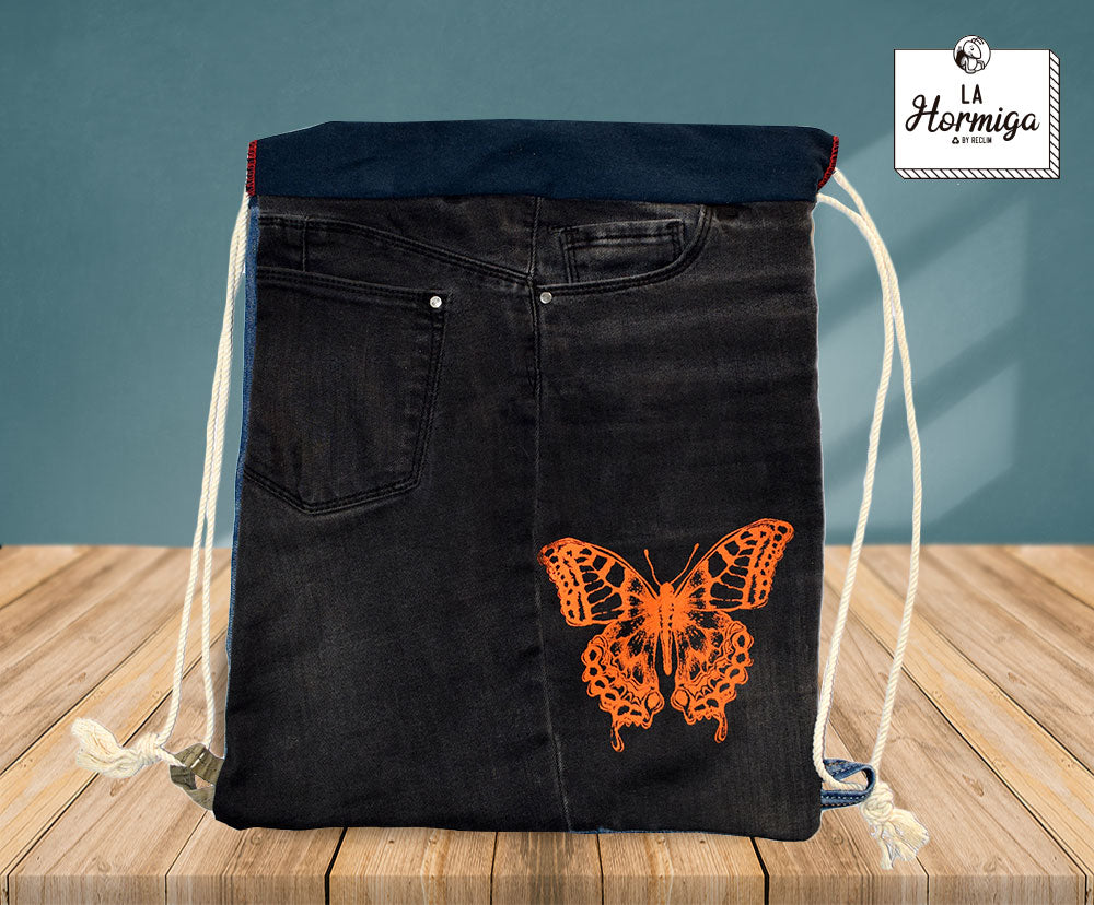 Mochila Reciclada Mariposa